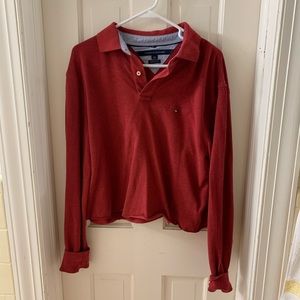 Thrifted Tommy Hilfiger Cropped Long Sleeve 🦋✨